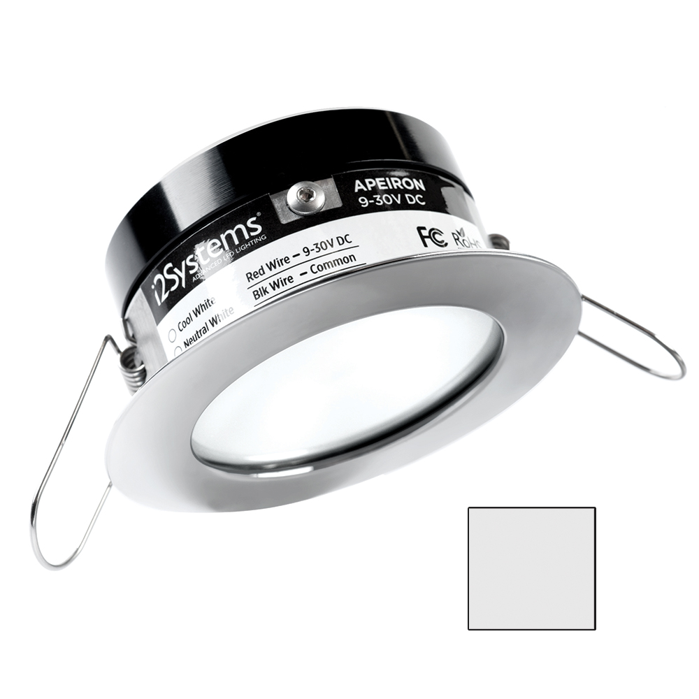 image for i2Systems Apeiron A503 3W Spring Mount Light – Cool White – White Finish