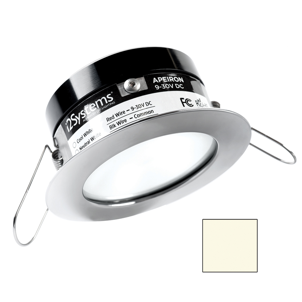 image for i2Systems Apeiron A503 3W Spring Mount Light – Neutral White – Polished Chrome Finish