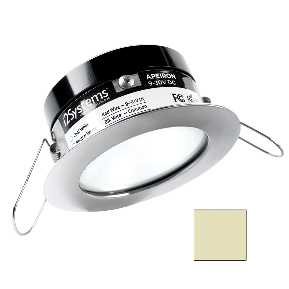 image for i2Systems Apeiron A503 3W Spring Mount Light – Warm White – Polished Chrome Finish