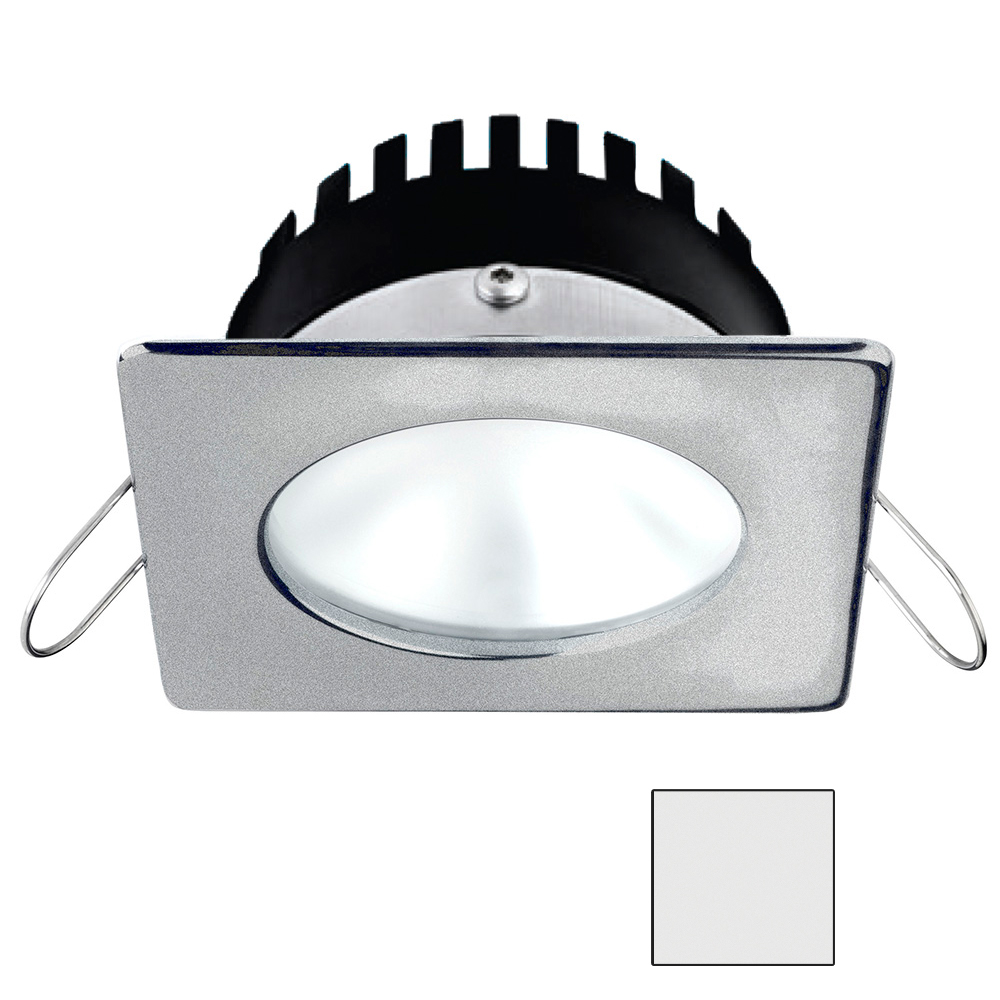image for i2Systems Apeiron PRO A506 – 6W Spring Mount Light – Square/Round – Cool White – Brushed Nickel Finish
