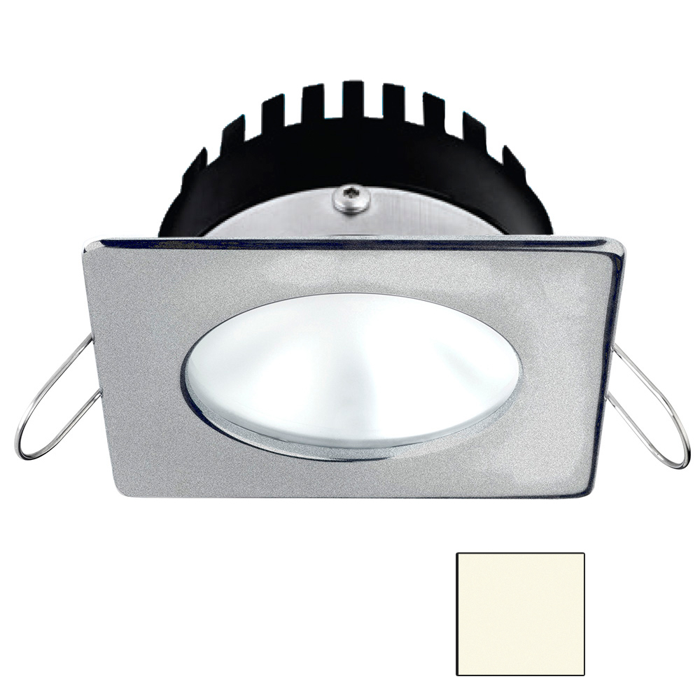 image for i2Systems Apeiron PRO A506 – 6W Spring Mount Light – Square/Round – Neutral White – Brushed Nickel Finish