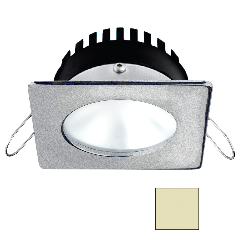 image for i2Systems Apeiron PRO A506 – 6W Spring Mount Light – Square/Round – Warm White – Brushed Nickel Finish