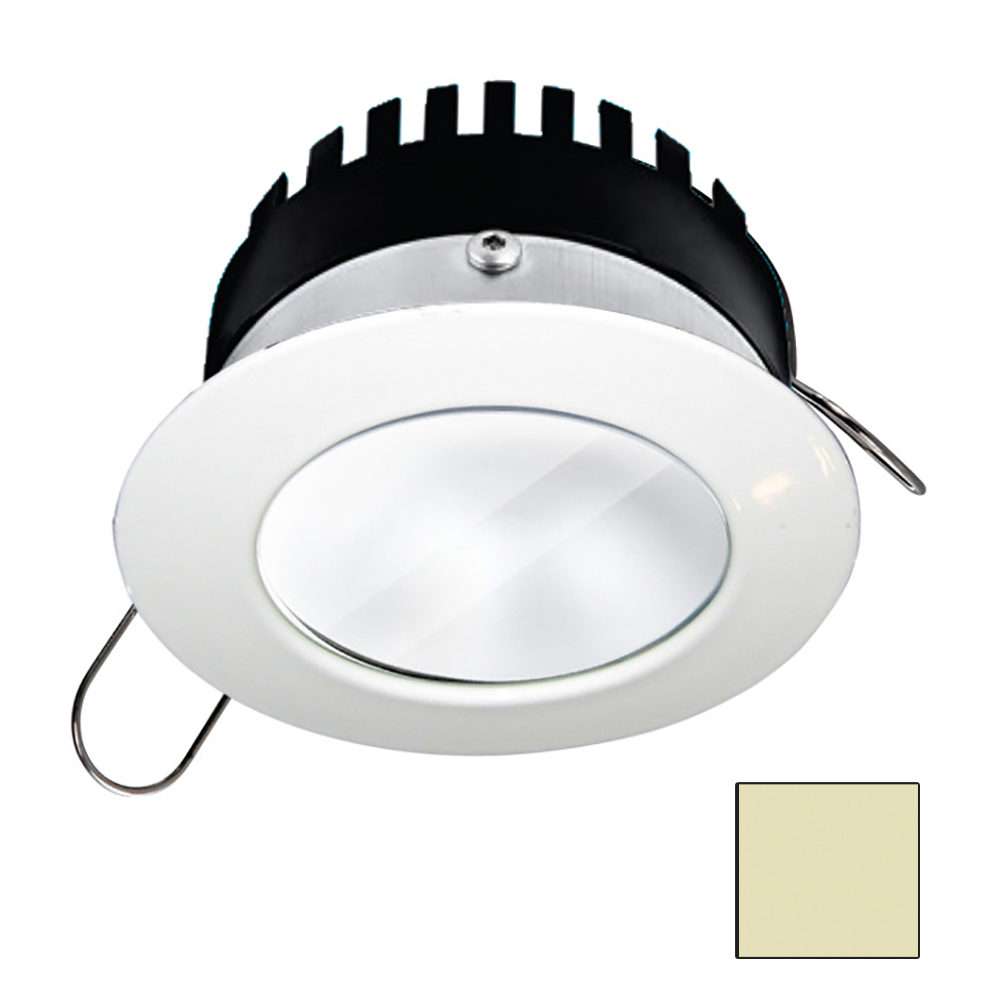 image for i2Systems Apeiron PRO A506 – 6W Spring Mount Light – Round – Warm White – White Finish