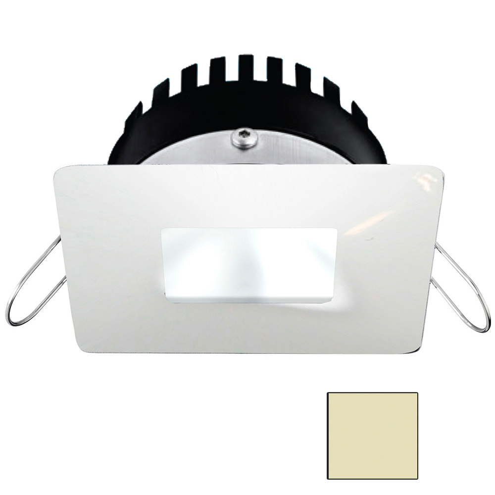 image for i2Systems Apeiron PRO A506 – 6W Spring Mount Light – Square/Square – Warm White White – White Finish