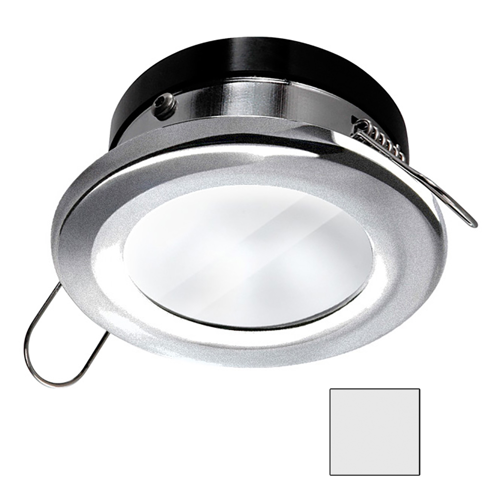 image for i2Systems Apeiron A1110Z – 4.5W Spring Mount Light – Round – Cool White – Brushed Nickel Finish
