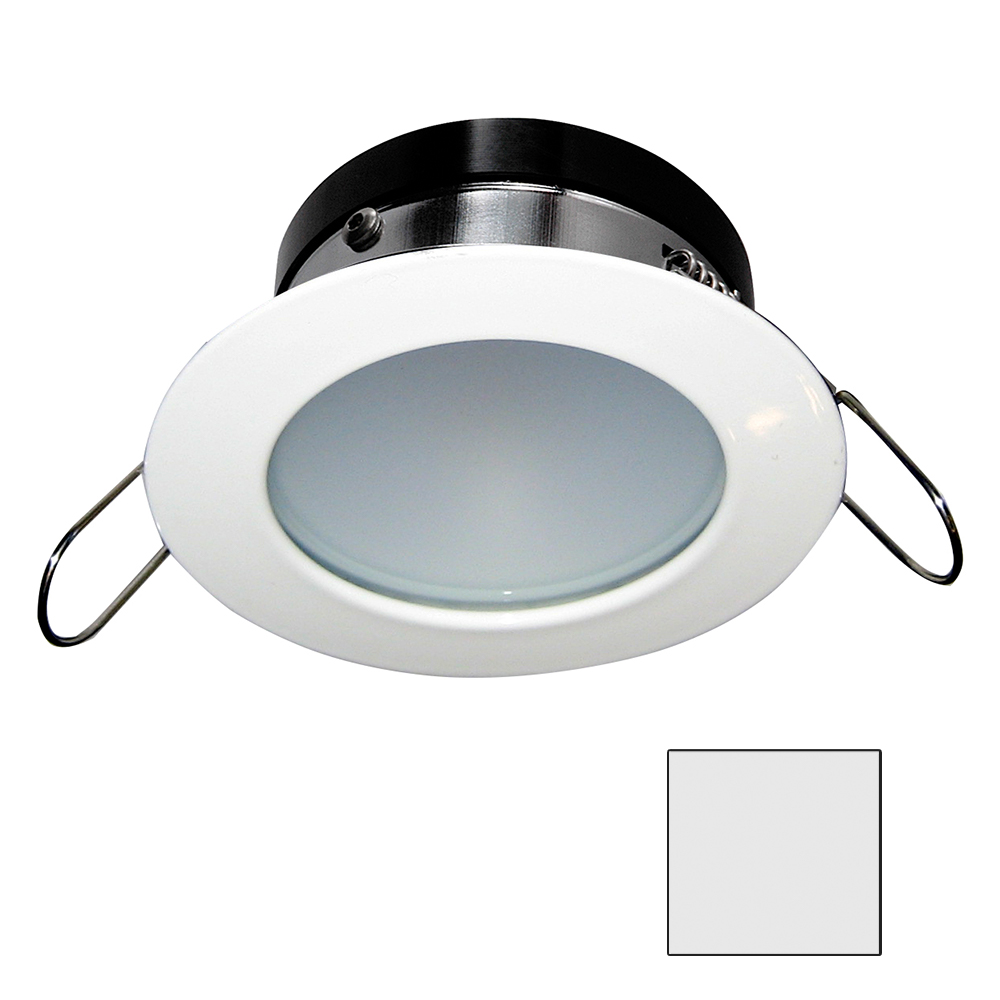image for i2Systems Apeiron A1110Z – 4.5W Spring Mount Light – Round – Cool White – White Finish