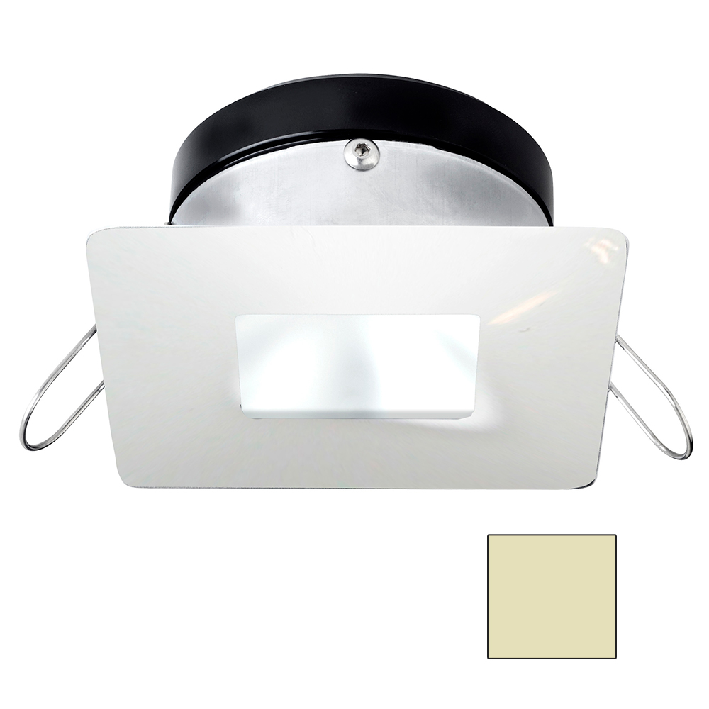 image for i2Systems Apeiron A1110Z – 4.5W Spring Mount Light – Square/Square – Warm White – White Finish