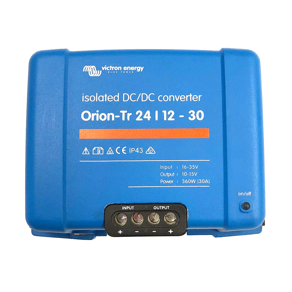 image for Victron Orion-TR DC-DC Converter – 24 VDC to 12 VDC – 30AMP Isolated