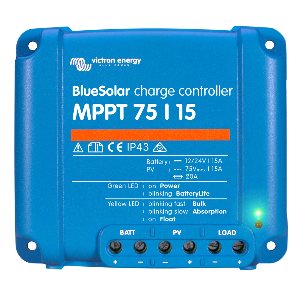 image for Victron BlueSolar MPPT Charge Controller – 75V – 15AMP – UL Approved