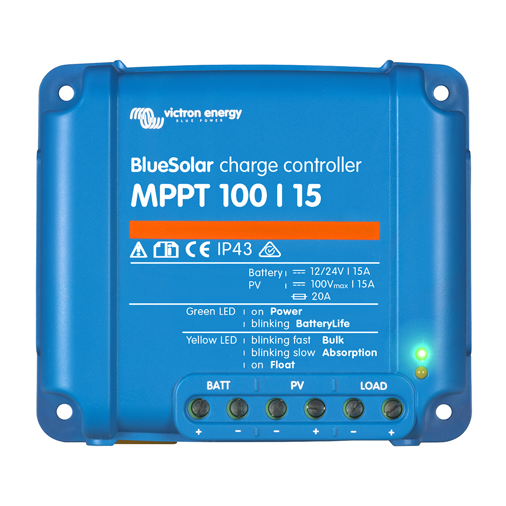 image for Victron BlueSolar MPPT Charge Controller – 100V – 15AMP – UL Approved