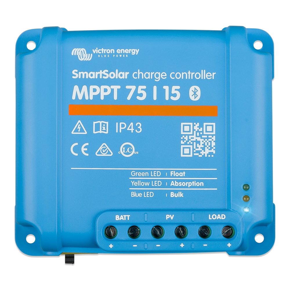 image for Victron SmartSolar MPPT Solar Charge Controller – 75V – 15Amp – UL Approved