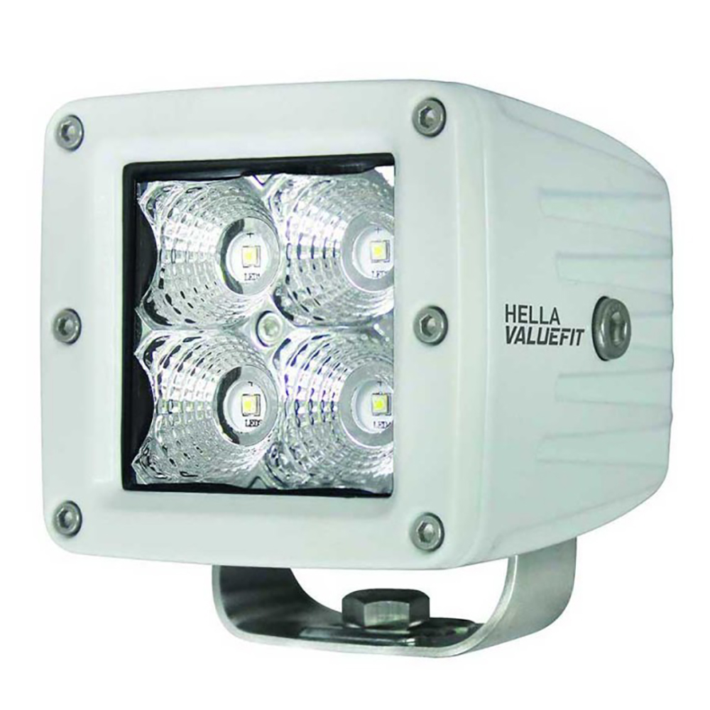image for Hella Marine Value Fit LED 4 Cube Flood Light – White