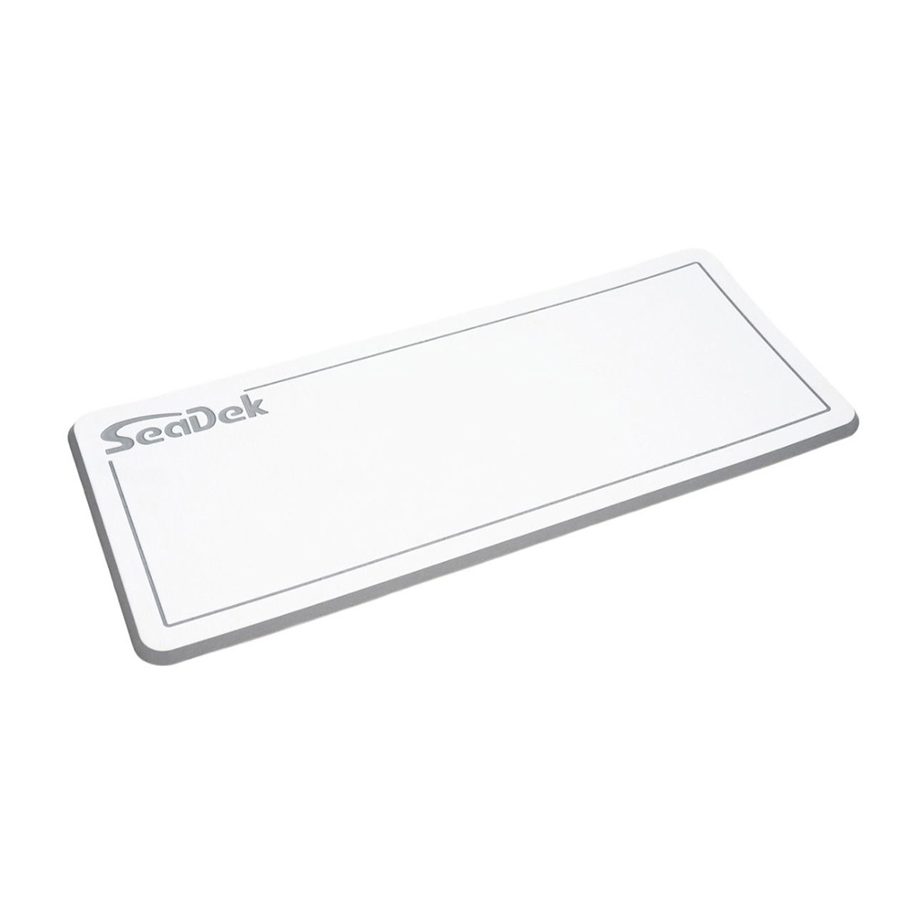 image for SeaDek Large Helm Pad – White/Storm Grey w/SeaDek Logo