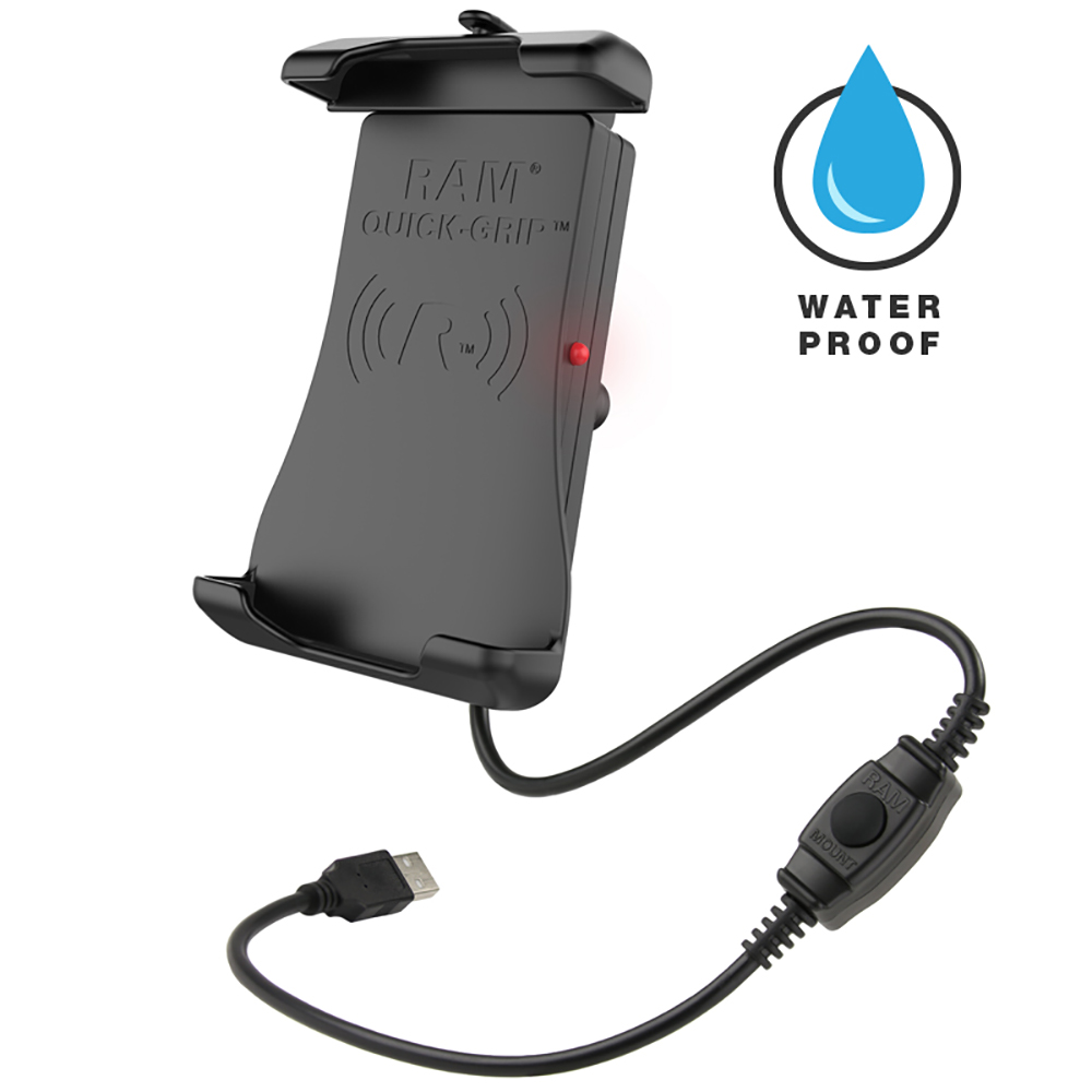 image for RAM Mount Quick-Grip™ Waterproof Wireless Charging Holder