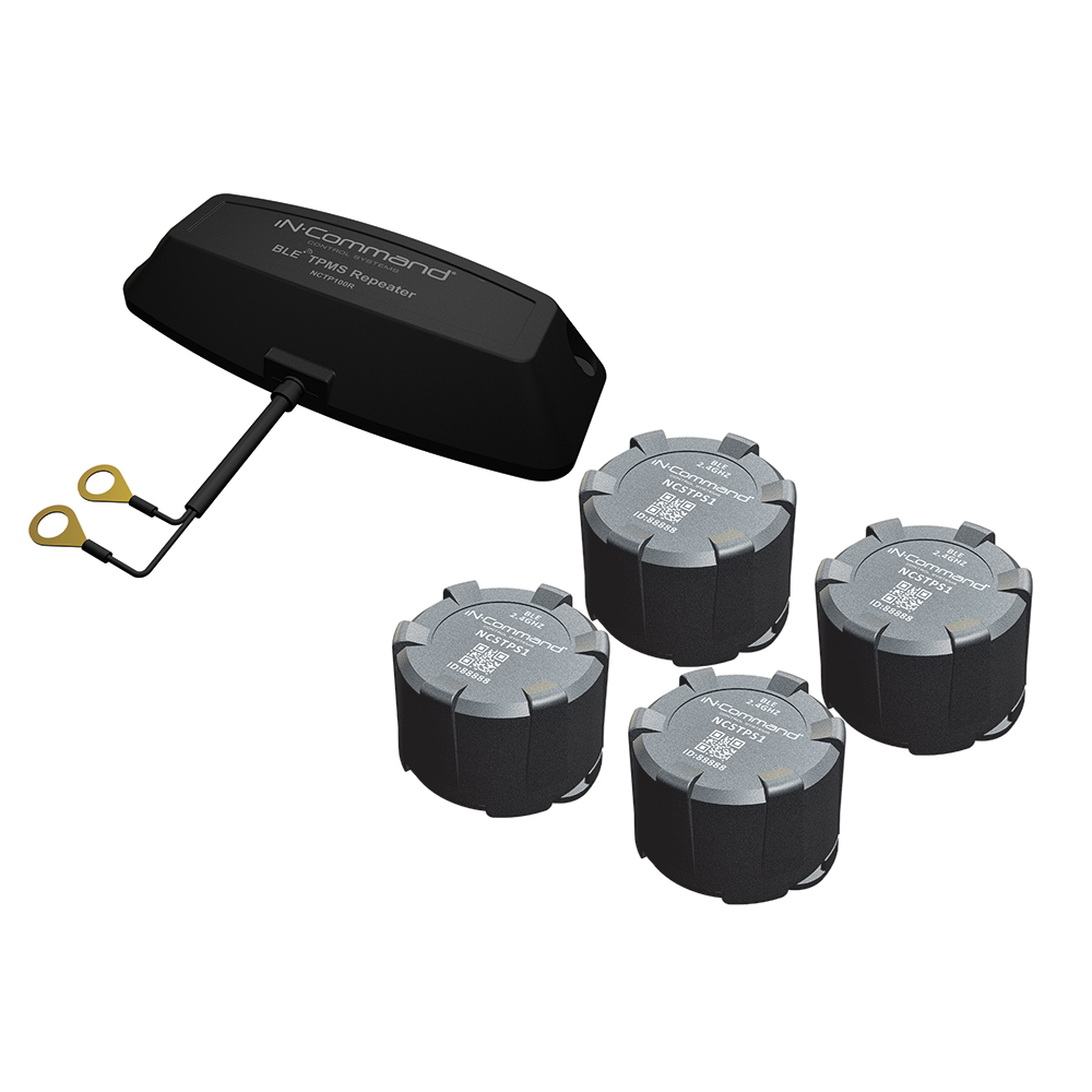 image for iN-Command Tire Pressure Monitoring System – 4 Sensor & Repeater Package
