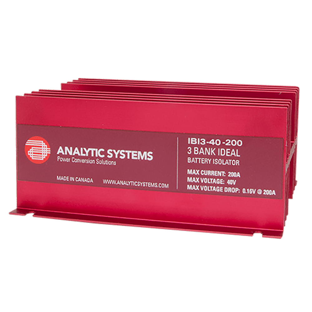 Analytic Systems 200A, 40V 3-Bank Ideal Battery Isolator CD-83579