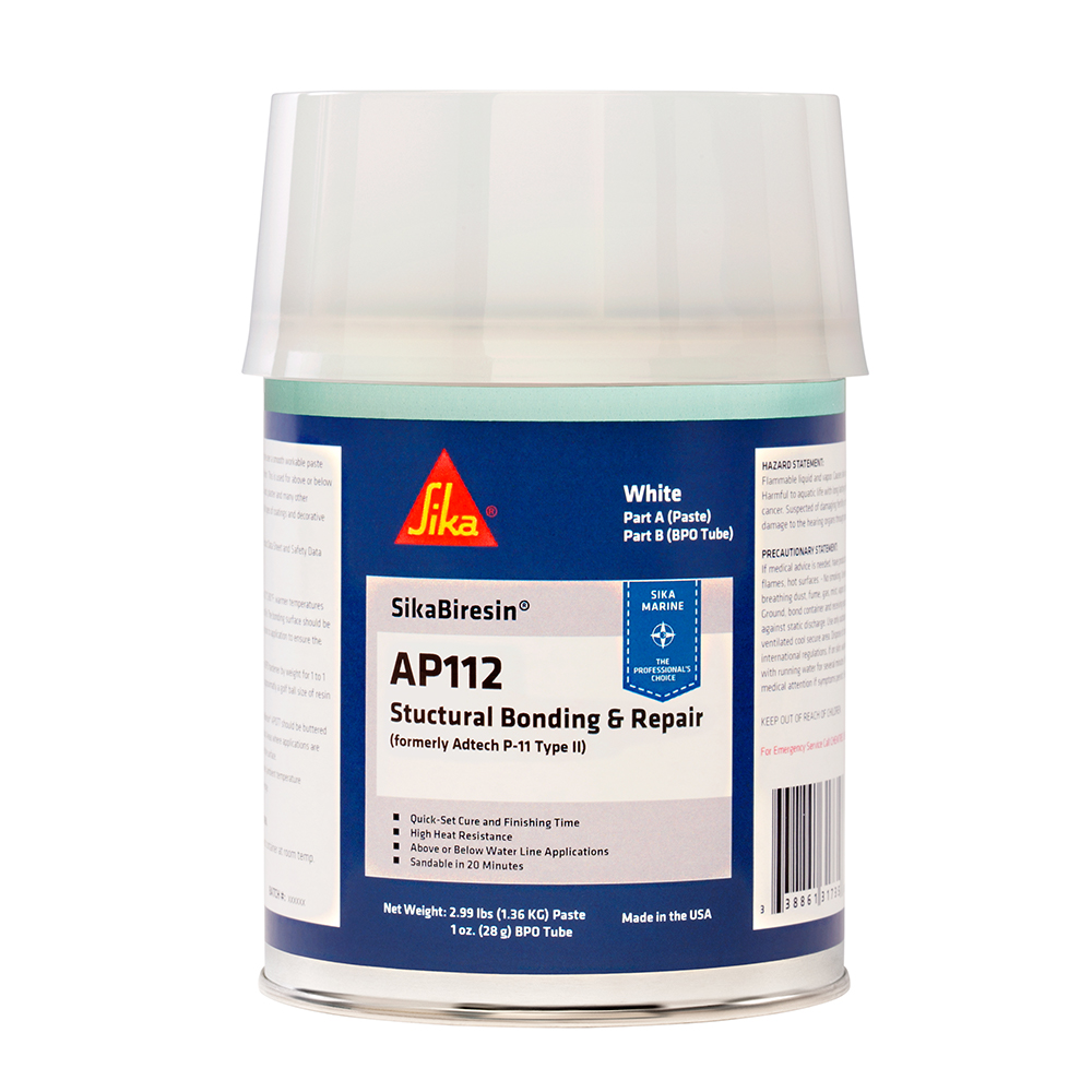 image for Sika SikaBiresin® AP112 + BPO Cream Hardener – White – Quart
