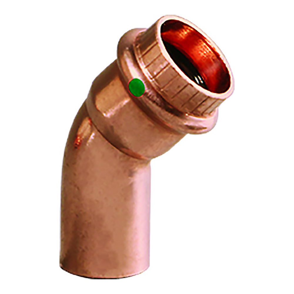 image for Viega ProPress 1/2″ – 45° Copper Elbow – Street/Press Connection