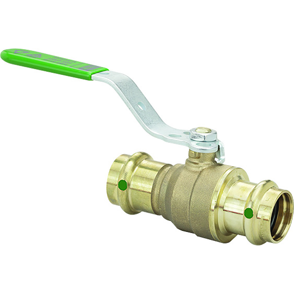 image for Viega ProPress 1/2″ Zero Lead Bronze Ball Valve w/Stainless Stem – Double Press Connection – Smart Connect Technology
