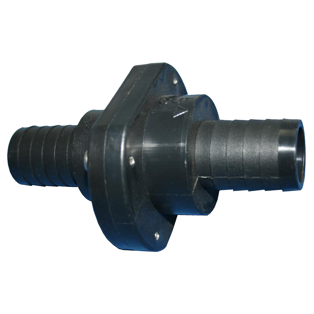 image for T-H Marine Double Barb Inline Scupper Check Valve – 1-1/8″ – Black