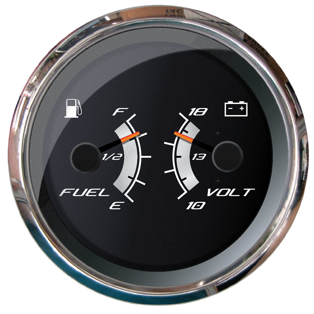 image for Faria Platinum 4″ Multi-Function – Fuel Level & Voltmeter