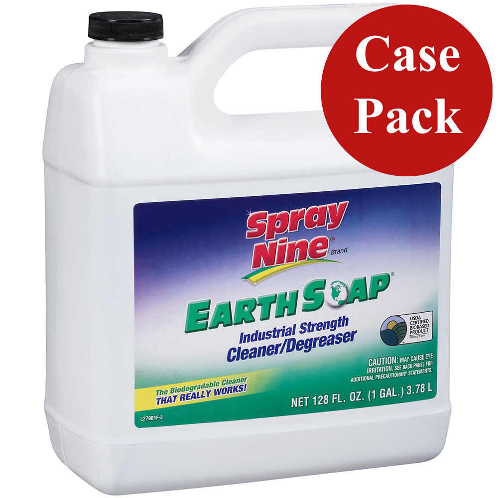 image for Spray Nine Bio Based Earth Soap® Cleaner/Degreaser Concentrated – 1 Gallon *4-Pack