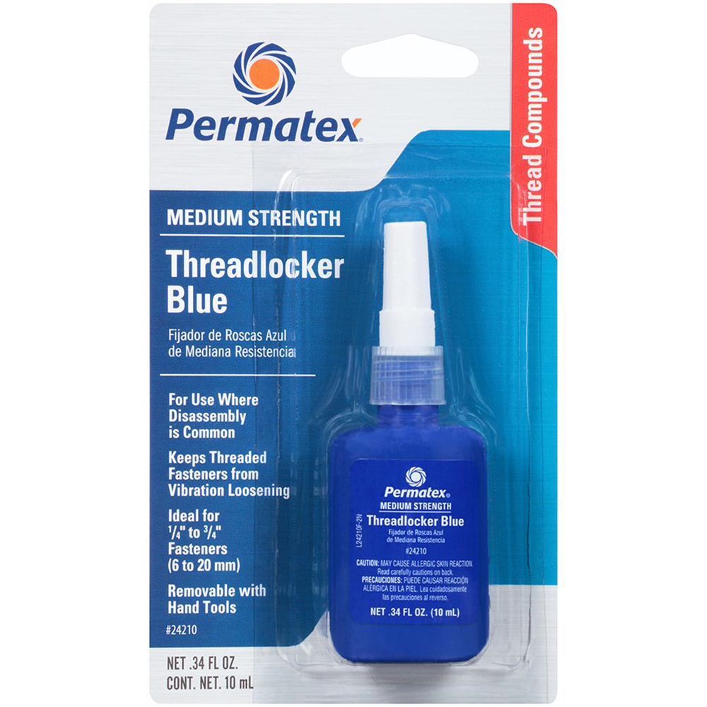 image for Permatex Medium Strength Threadlocker Blue – 10ml Bottle