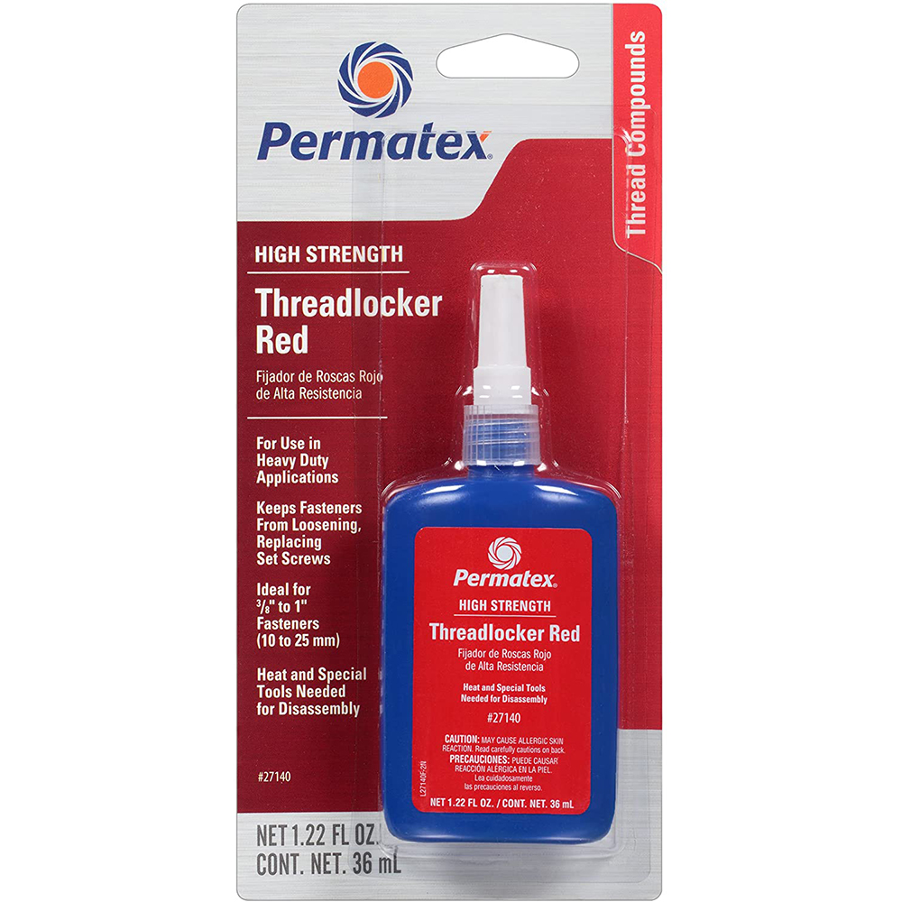 image for Permatex High Strength Threadlocker RED Bottle – 36ml