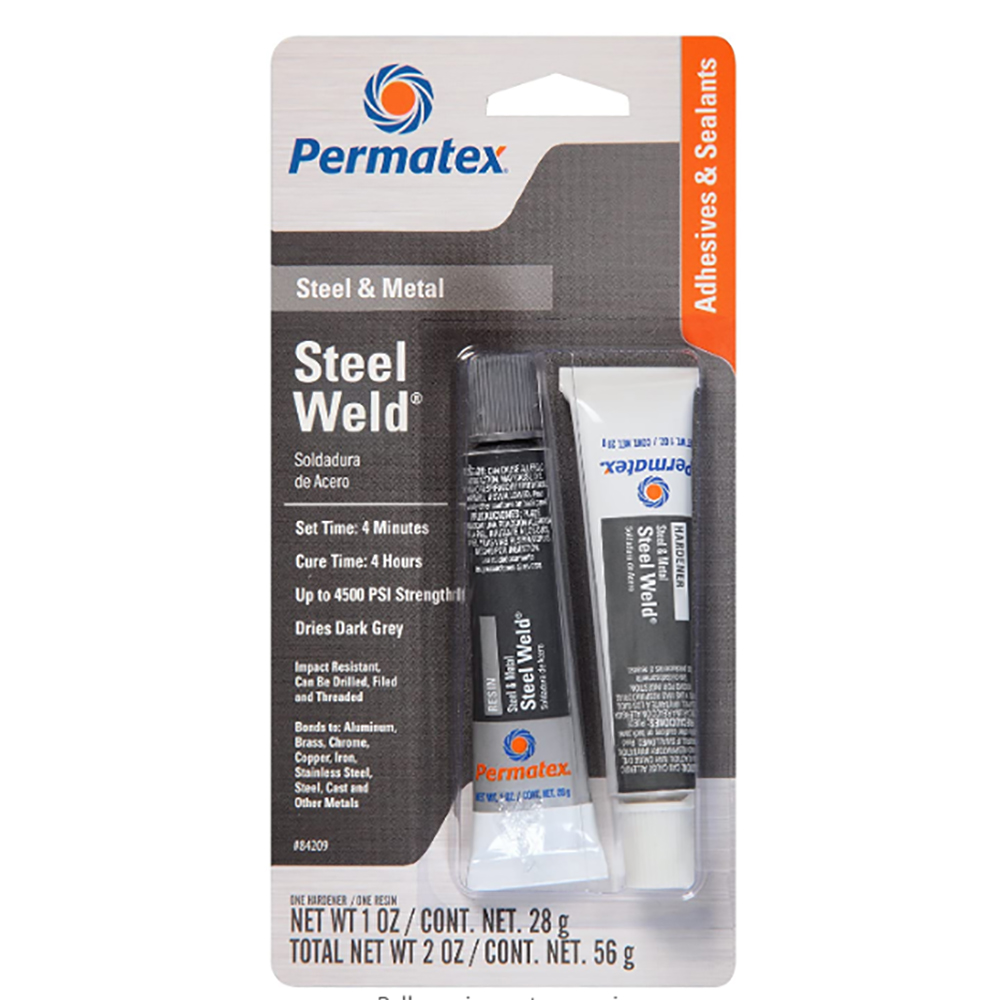 image for Permatex – Steel Weld™ Epoxy – GREY – 1oz