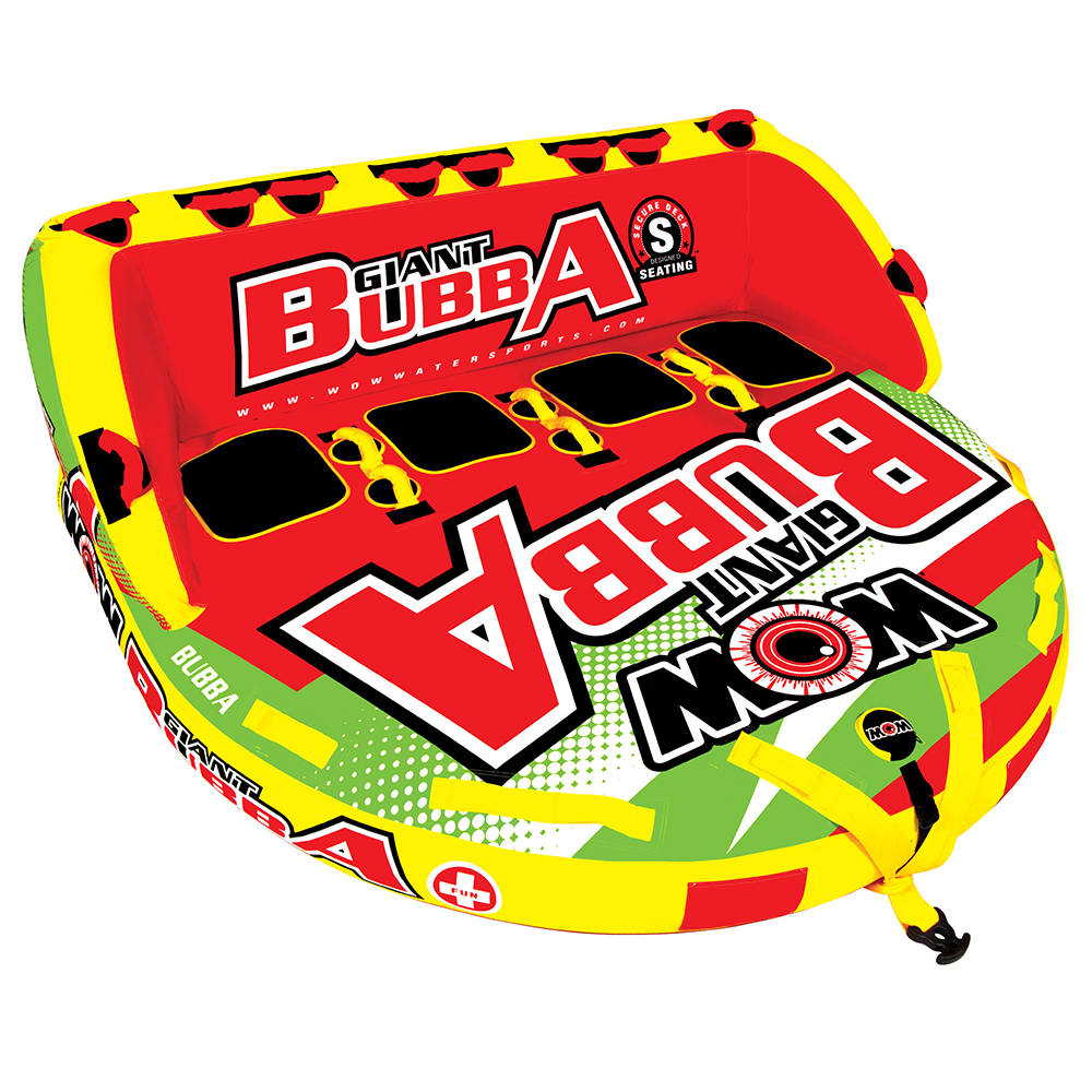 WOW Watersports Giant Bubba HI-VIS 4P Towable - 4 Person CD-84791