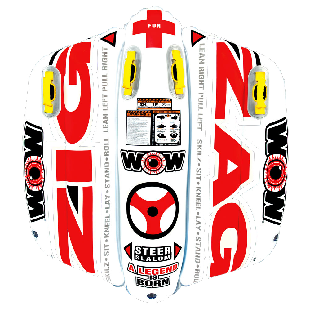 WOW Watersports Zig Zag Towable - 1 Person CD-84799