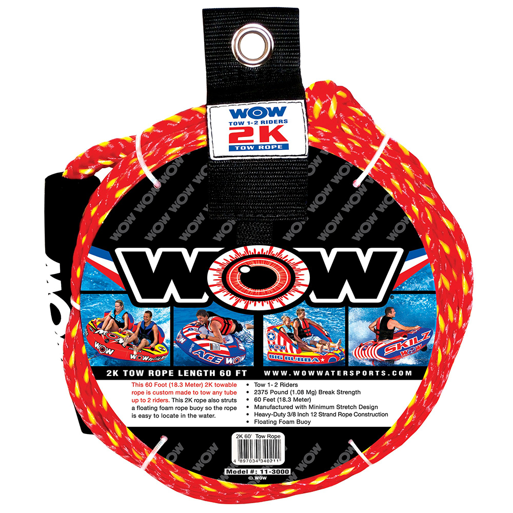 image for WOW Watersports 2K – 60' Tow Rope