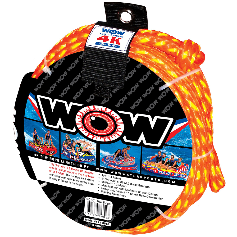 WOW Watersports 4K- 60&#39; Tow Rope CD-84857