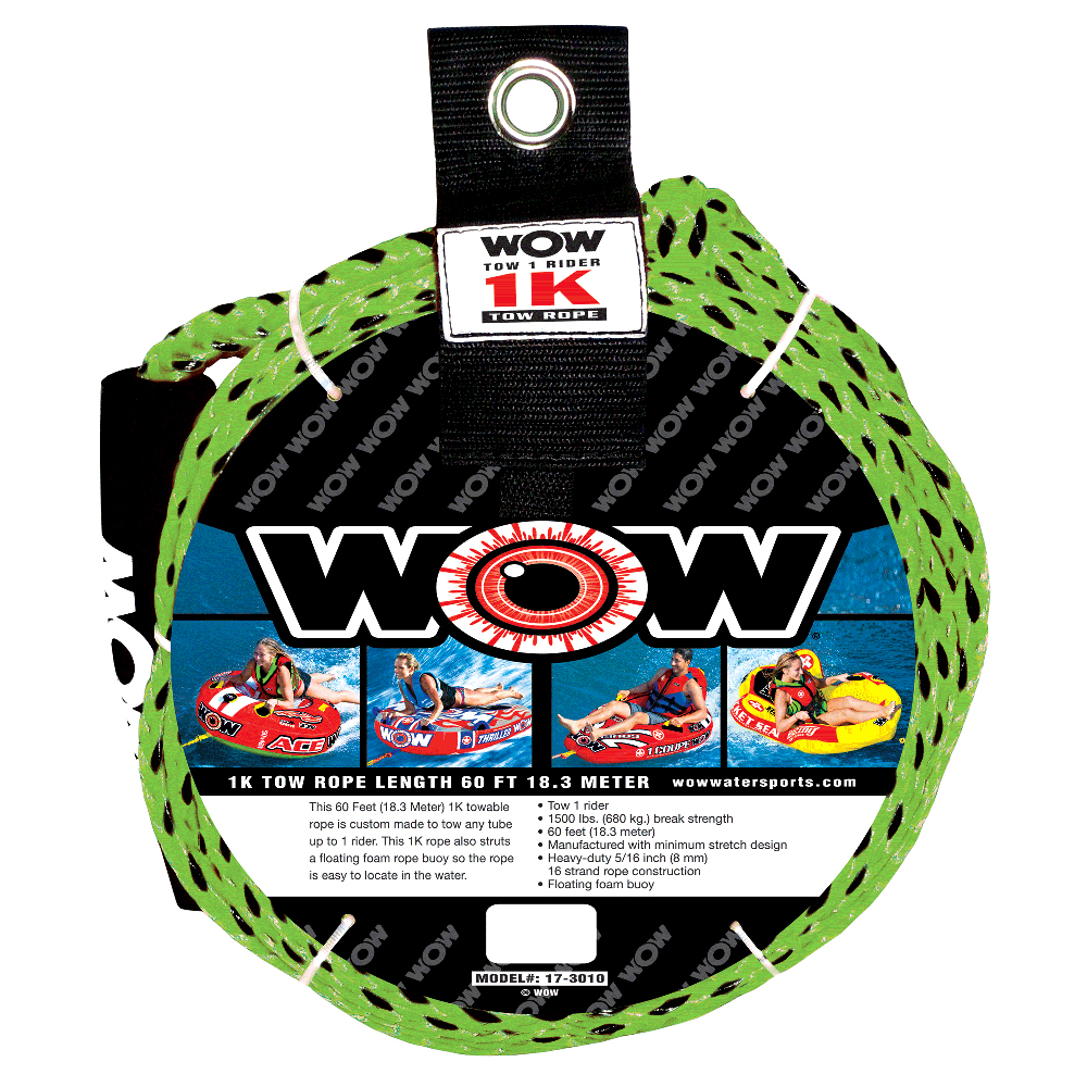 image for WOW Watersports 1K 60' Tow Rope