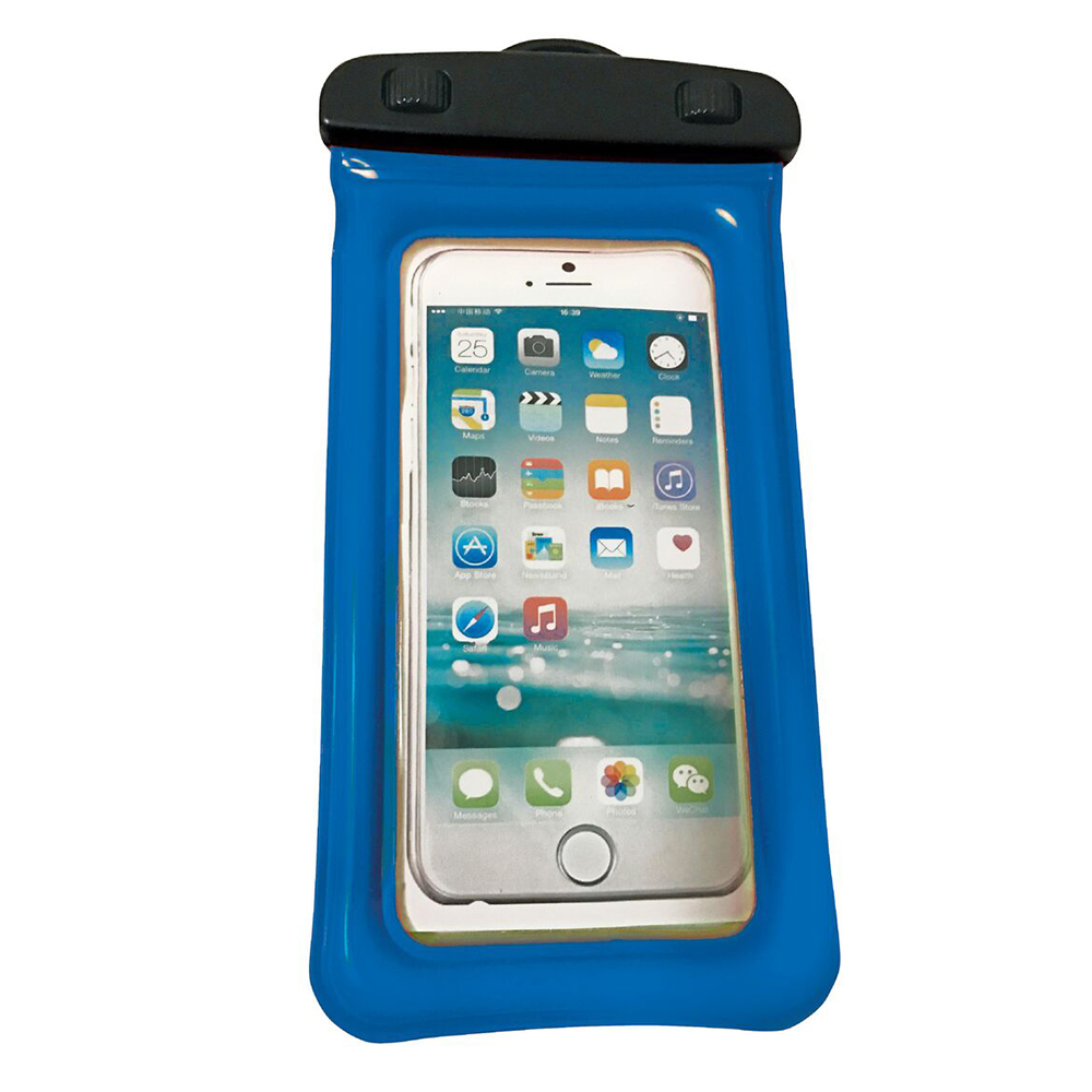 image for WOW Watersports H2O Proof Phone Holder – Blue 4″ x 8″