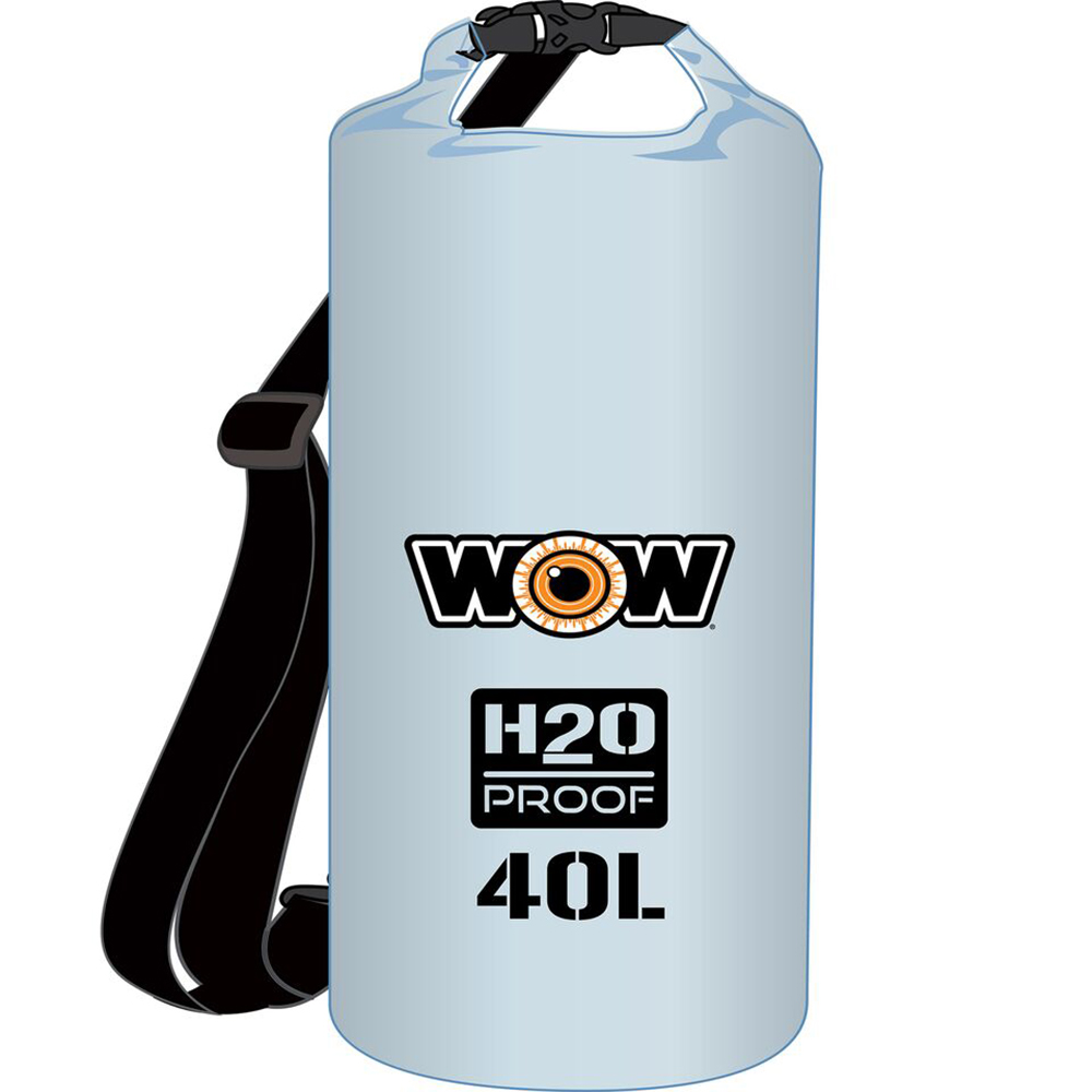 WOW Watersports H2O Proof Dry Bag – Clear 40 Liter