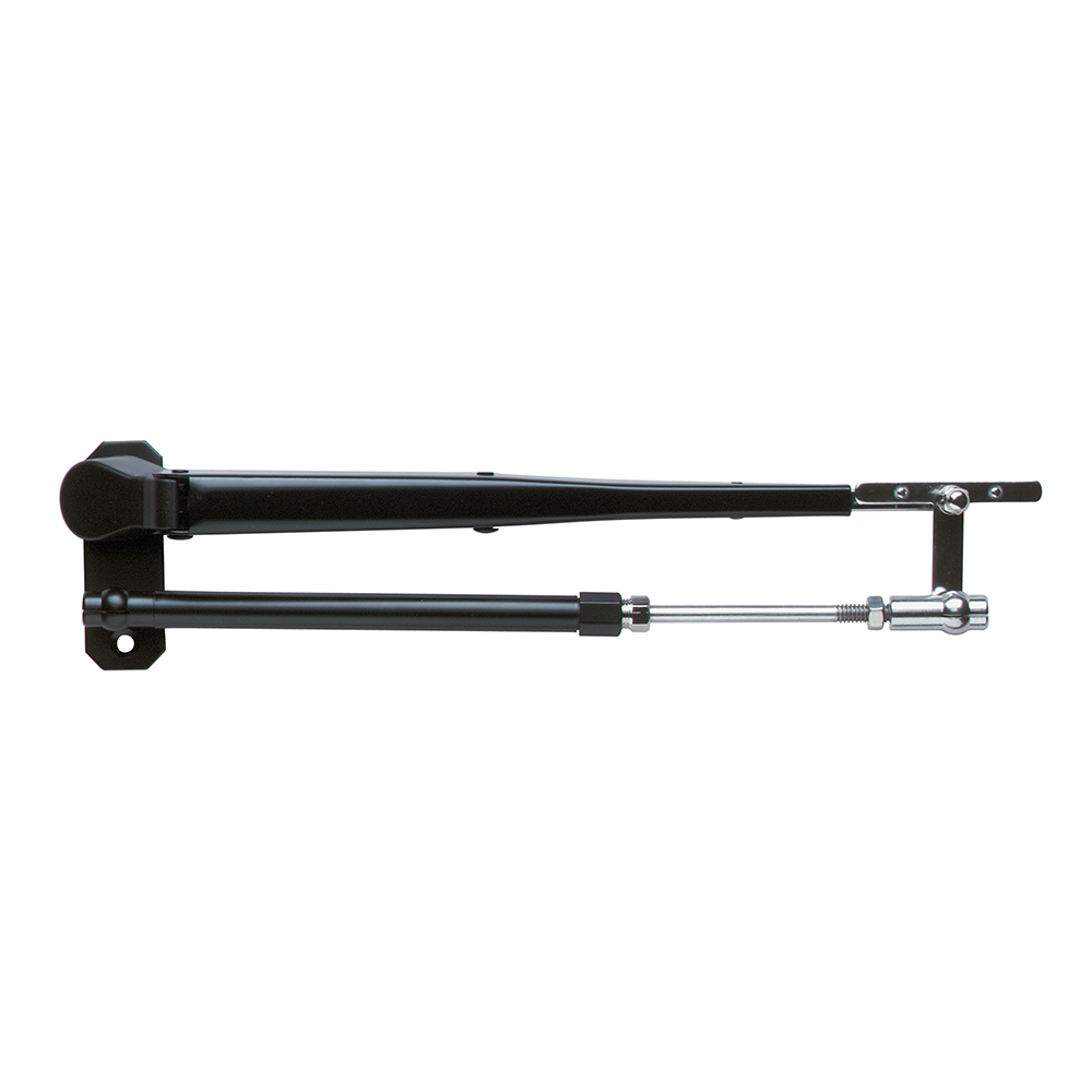 image for Marinco Wiper Arm, Deluxe Black Stainless Steel Pantographic – 12″-17″ Adjustable