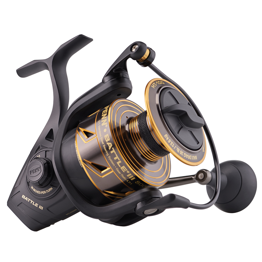 PENN BTLIII8000 Battle III 8000 Spinning Reel 1518038