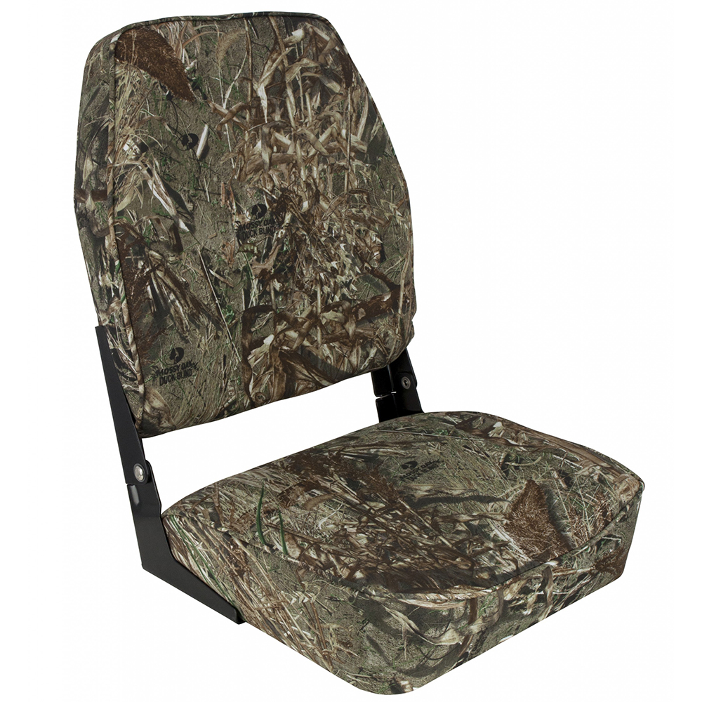 image for Springfield High Back Camp Folding Seat – Mossy Oak Duck Blind