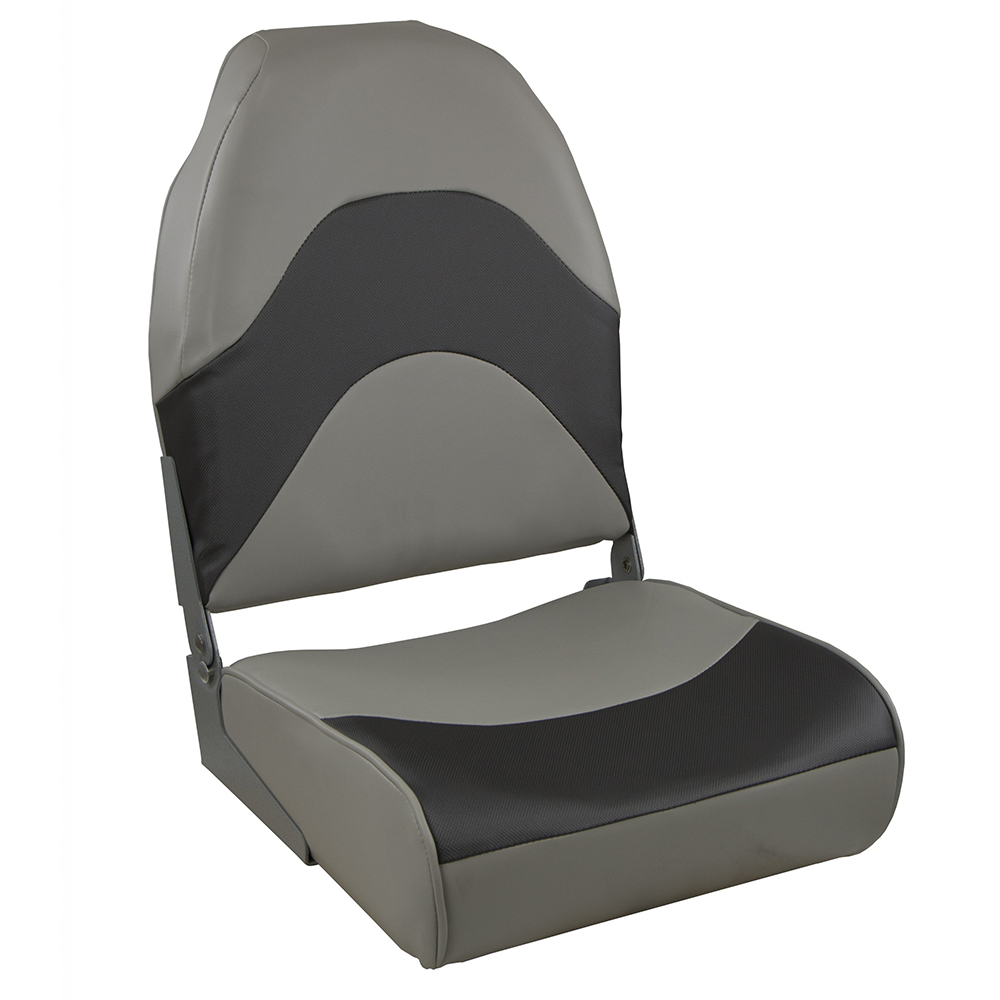 Springfield Premium Wave Folding Seat - Grey w/Meteor Stripe CD-85250