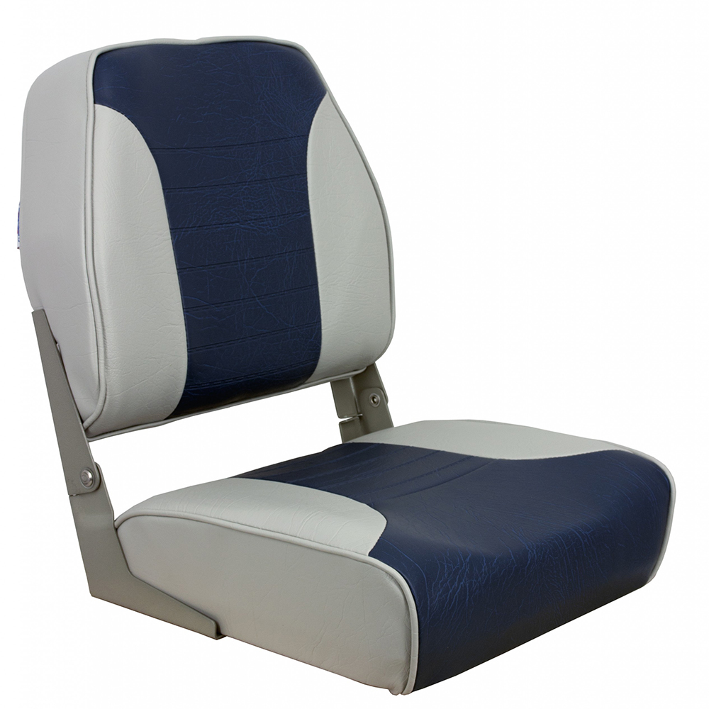 Springfield Economy Multi-Color Folding Seat - Grey/Blue CD-85252