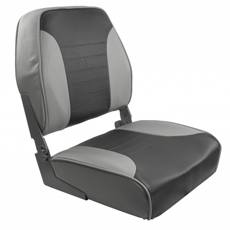 Springfield Economy Multi-Color Folding Seat - Grey/Charcoal CD-85253