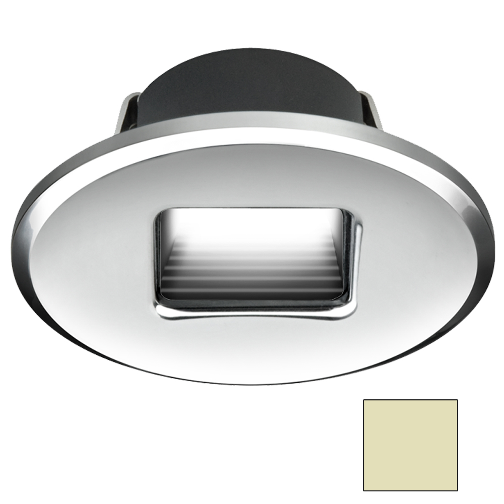 I2Systems Ember E1150Z Snap-In – Polished Chrome – Oval – Warm White Light