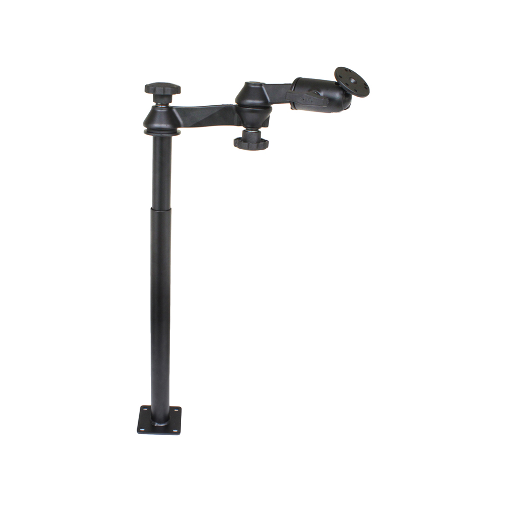 image for RAM Mount RAM® Tele-Pole™ w/12″ & 18″ Poles, Double Swing Arms & Round Plate