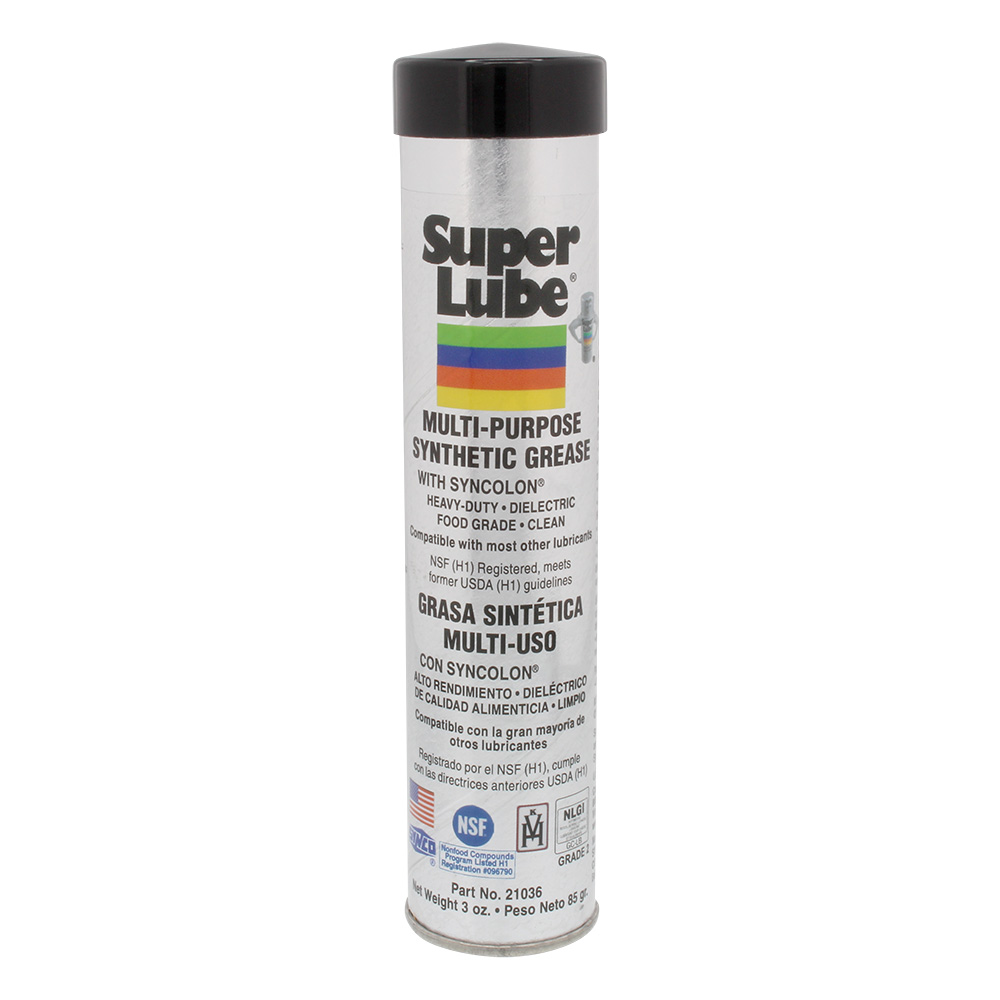image for Super Lube Multi-Purpose Synthetic Grease w/Syncolon® (PTFE) – 3oz Cartridge
