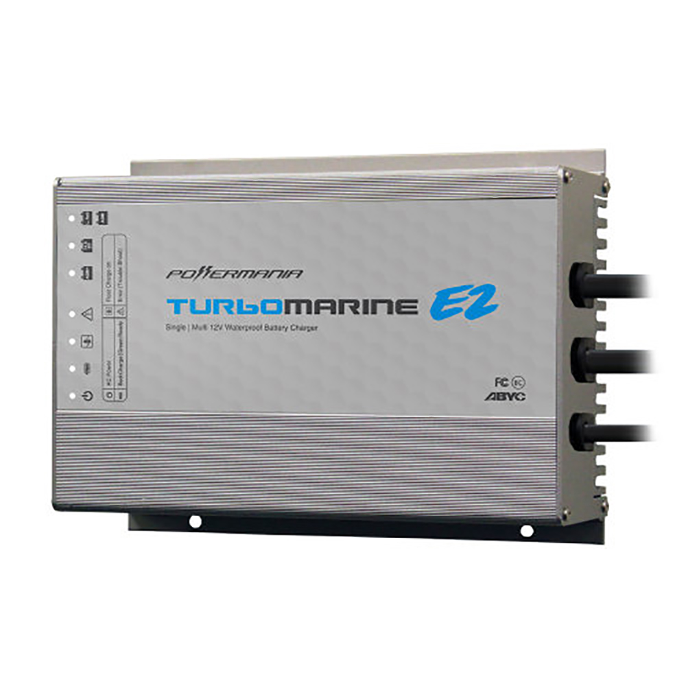 image for Powermania Turbo M108E2 8 Amp Single Bank 12VDC Waterproof Charger