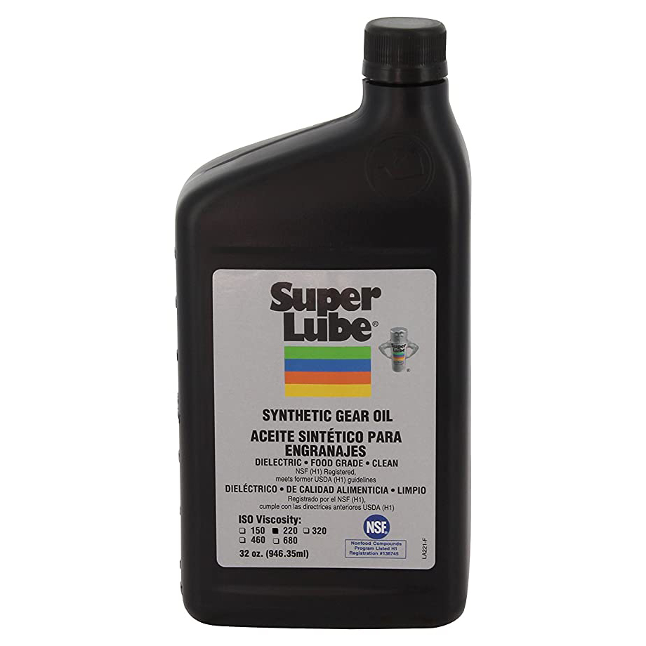 image for Super Lube Synthetic Gear Oil IOS 220 – 1qt