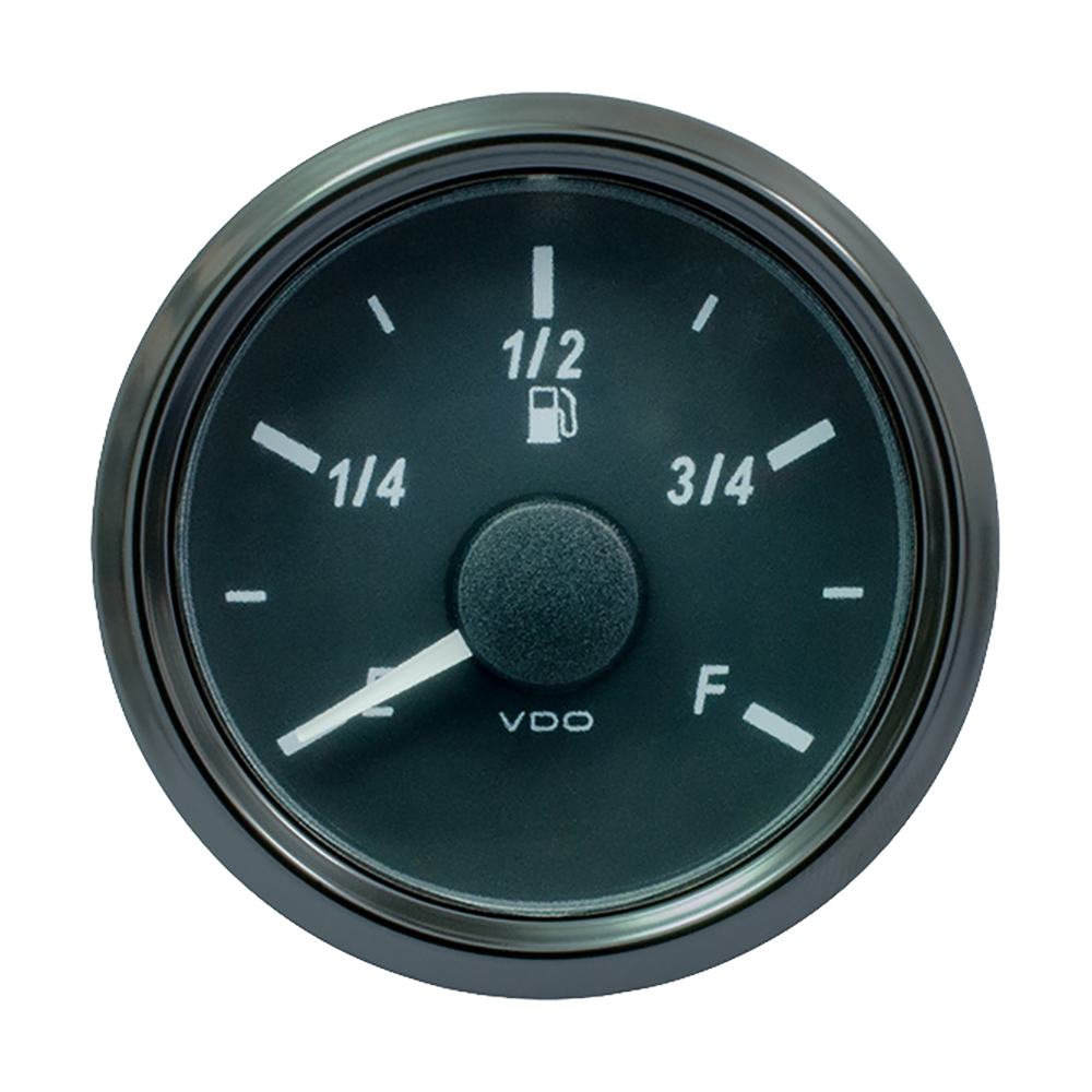 image for VDO SingleViu 52mm (2-1/16″) Fuel Level Gauge – E/F Scale 240-33 Ohm