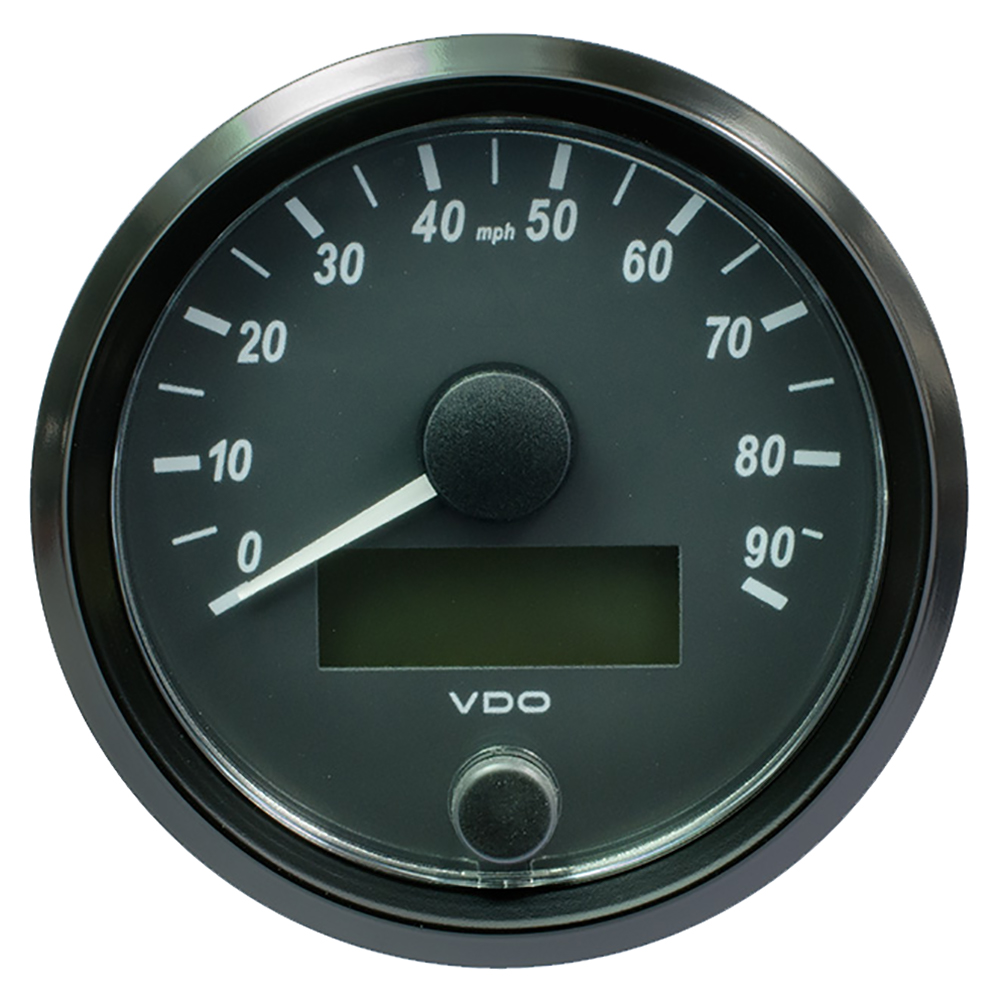 image for VDO SingleViu 80mm (3-1/8″) Speedometer – 90MPH