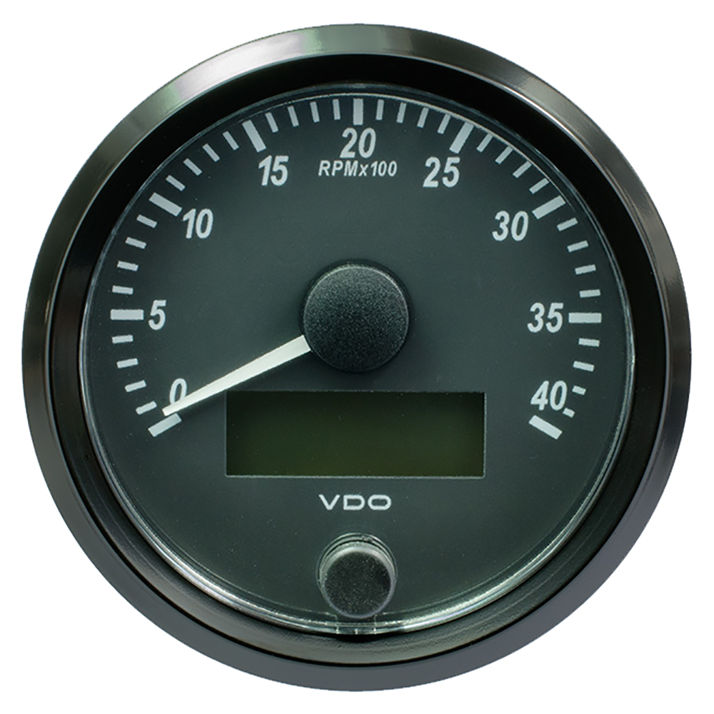 image for VDO SingleViu 80mm (3-1/8″) Tachometer – 4,000 RPM